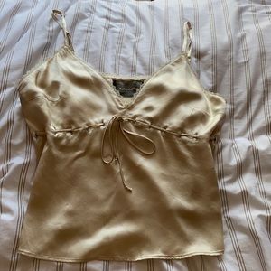 Reformation silk cami w/ adjustable straps
